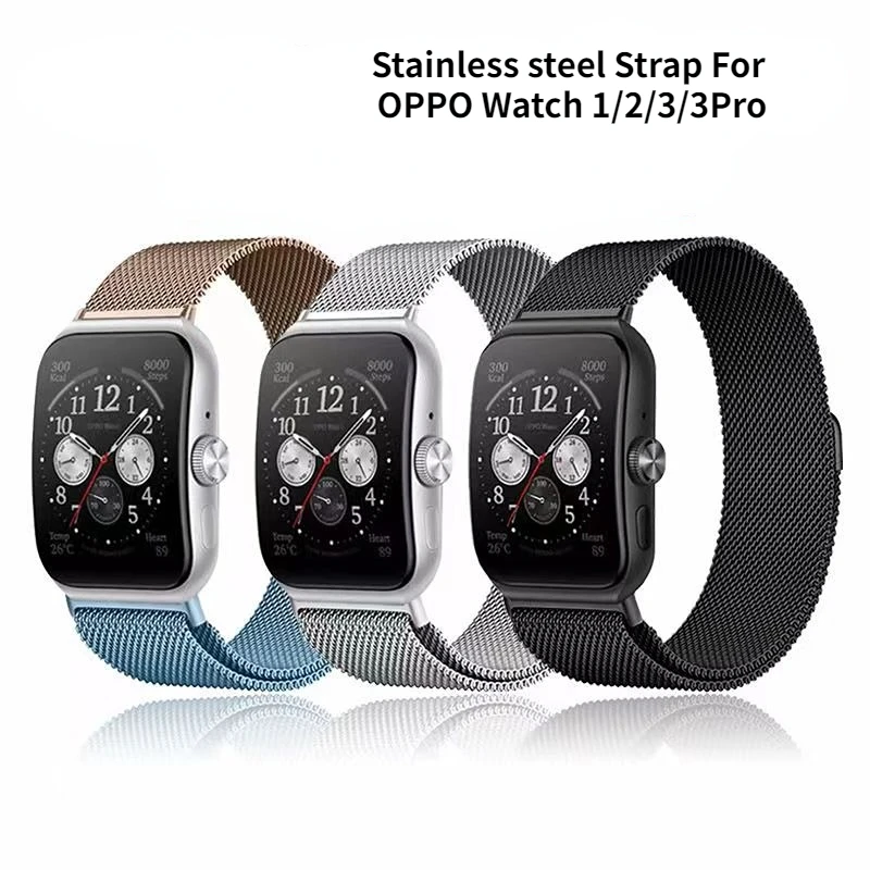 Metal Watchband For Oppo Watch 41mm 46mm Stainless Steel Strap for Oppo watch 2 42mm oppo 3 3 pro Smart watches Correa Bracelet
Metal Watchband For Oppo Watch 41mm 46mm Stainless Steel Strap for Oppo watch 2 42mm oppo 3 3 pro Smart watches Correa Bracelet