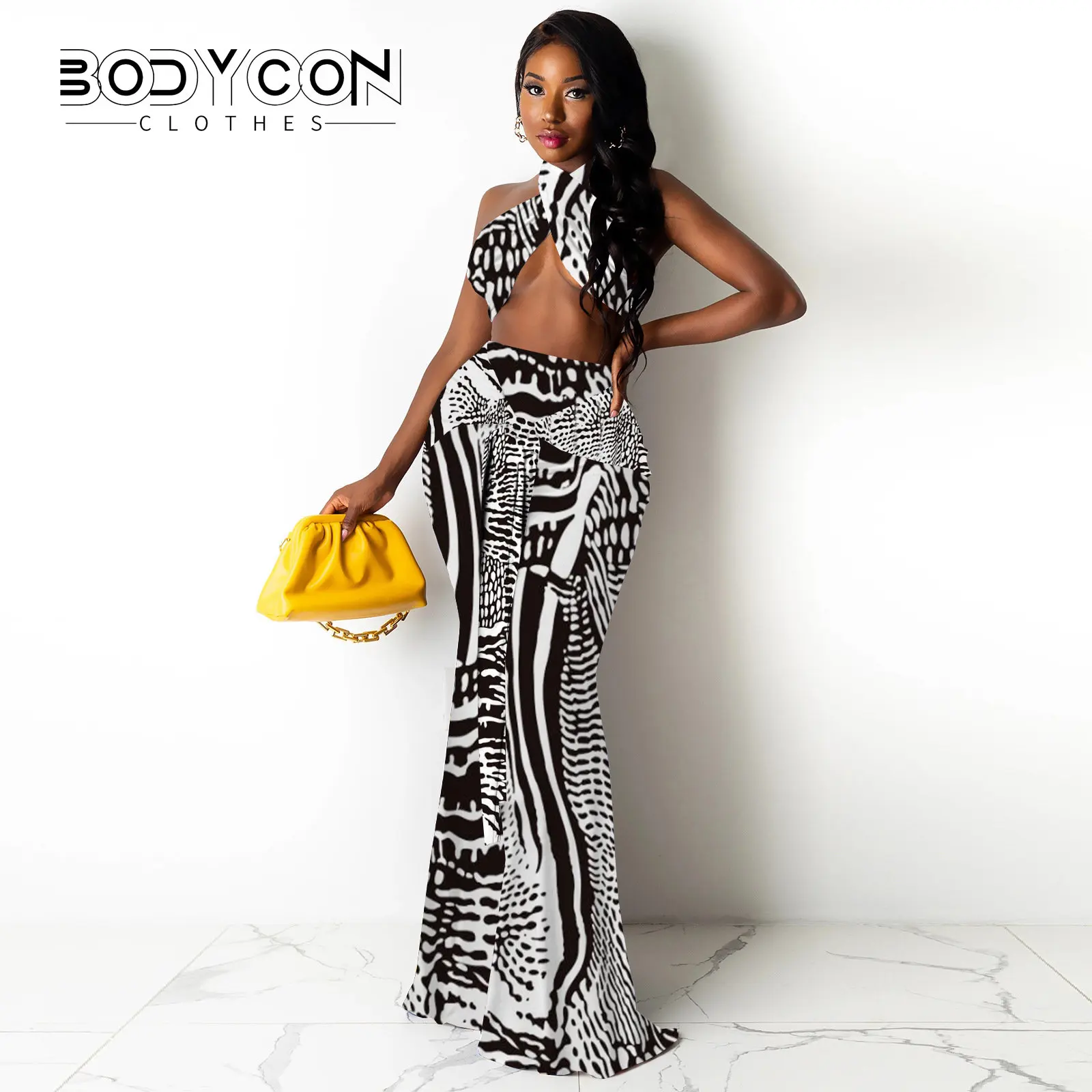 BODYCON Women Bowknot Waist Leopard Midi Bodycon Mermaid Maxi Skirts Set and Crop Top 2023 Sexy Party Two 2 Piece Outfit Dress
BODYCON Women Bowknot Waist Leopard Midi Bodycon Mermaid Maxi Skirts Set and Crop Top 2023 Sexy Party Two 2 Piece Outfit Dress