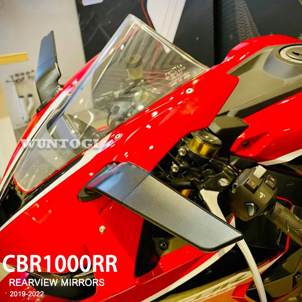 For HONDA CBR1000RR CBR 1000RR CBR-1000RR 2019 2020 2021 2022 Rearview Mirrors Wind Wing Djustable Rotating Side Mirror Winglet
For HONDA CBR1000RR CBR 1000RR CBR-1000RR 2019 2020 2021 2022 Rearview Mirrors Wind Wing Djustable Rotating Side Mirror Winglet