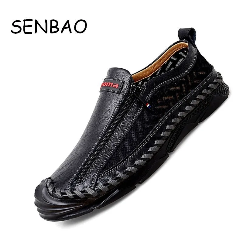 SENBAO Casual Shoes Men Casual Moccasins Loafers Adult Men Breathable Footwear Zip Male Sneakers High Quality Sewing
SENBAO Casual Shoes Men Casual Moccasins Loafers Adult Men Breathable Footwear Zip Male Sneakers High Quality Sewing