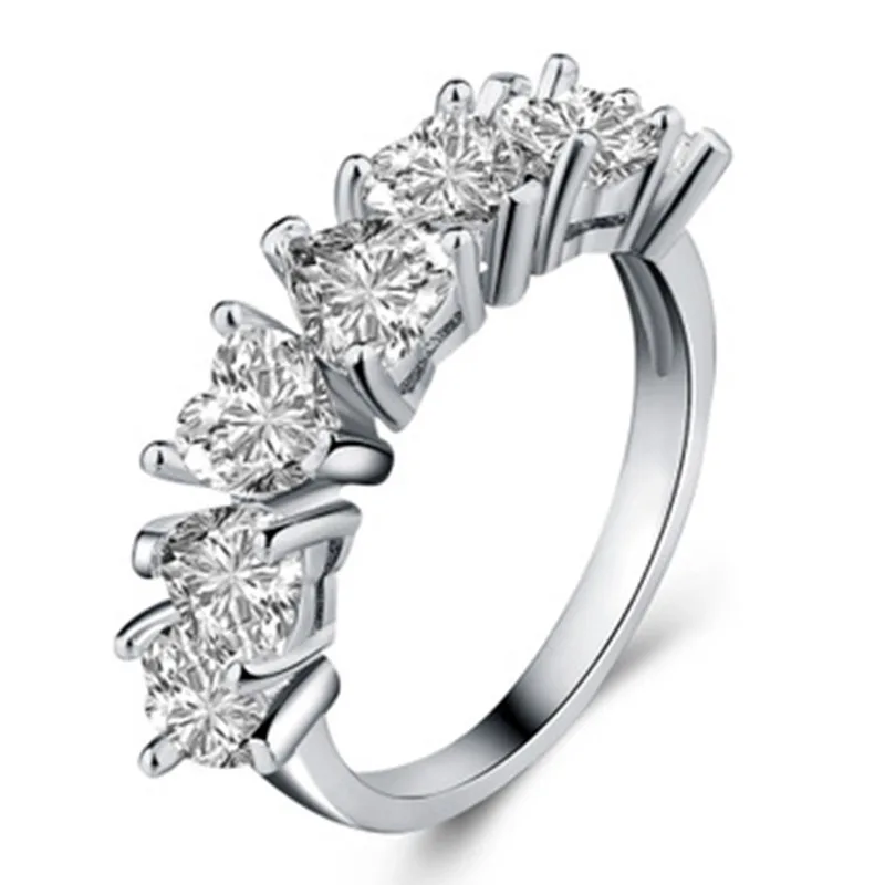 Hot Sale Mother's Day Original Zircon Heart Ring Jewelry Fashion Love Heart Rings For Women Wedding Jewelry
Hot Sale Mother's Day Original Zircon Heart Ring Jewelry Fashion Love Heart Rings For Women Wedding Jewelry