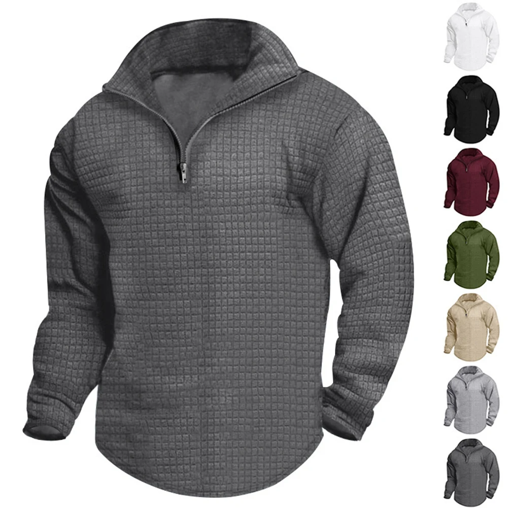 Men Retro Pullover Stand Collar Sweatshirts Long Sleeve Loose Jumper Activewear Sports Running Tops S-XL
Men Retro Pullover Stand Collar Sweatshirts Long Sleeve Loose Jumper Activewear Sports Running Tops S-XL
