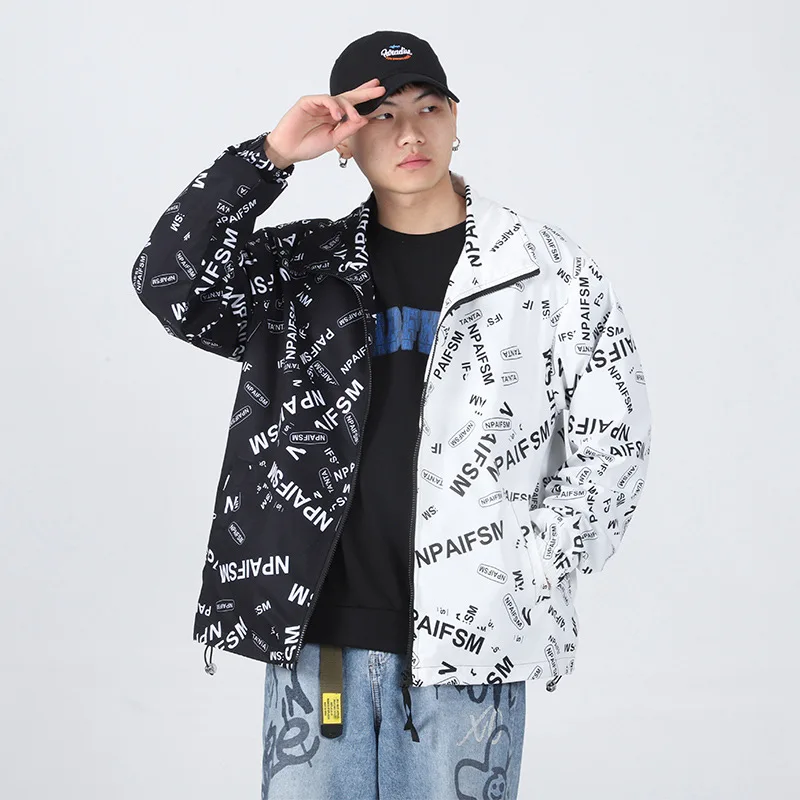 Men's coat spring and fall new style full of printed letters casual blazer jacket jacket men's fashion brand top is versatile
Men's coat spring and fall new style full of printed letters casual blazer jacket jacket men's fashion brand top is versatile
