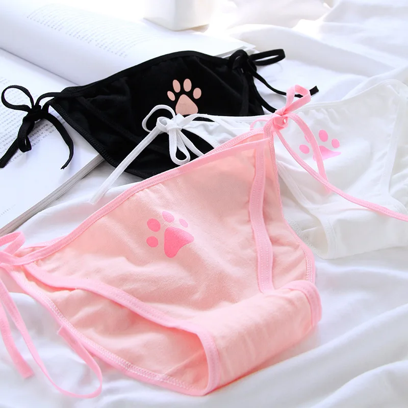 Sexy Bandage Lolita Panties Women Low-Rise Lingerie Cute Claw Women's Briefs Girls Animation Underwear Sexy Lingerie
Sexy Bandage Lolita Panties Women Low-Rise Lingerie Cute Claw Women's Briefs Girls Animation Underwear Sexy Lingerie