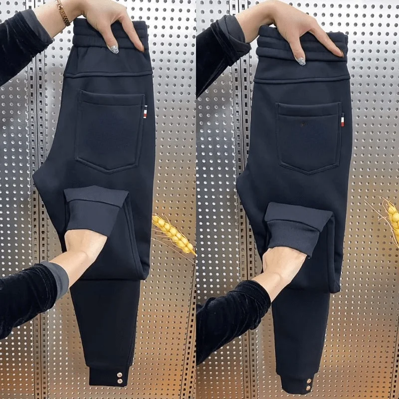 Повседневные брюки, мужские высококачественные мужские защитные брюки, свободные универсальные модные Плюшевые Спортивные Брюки с карман... 
Повседневные брюки, мужские высококачественные мужские защитные брюки, свободные универсальные модные Плюшевые Спортивные Брюки с карман...