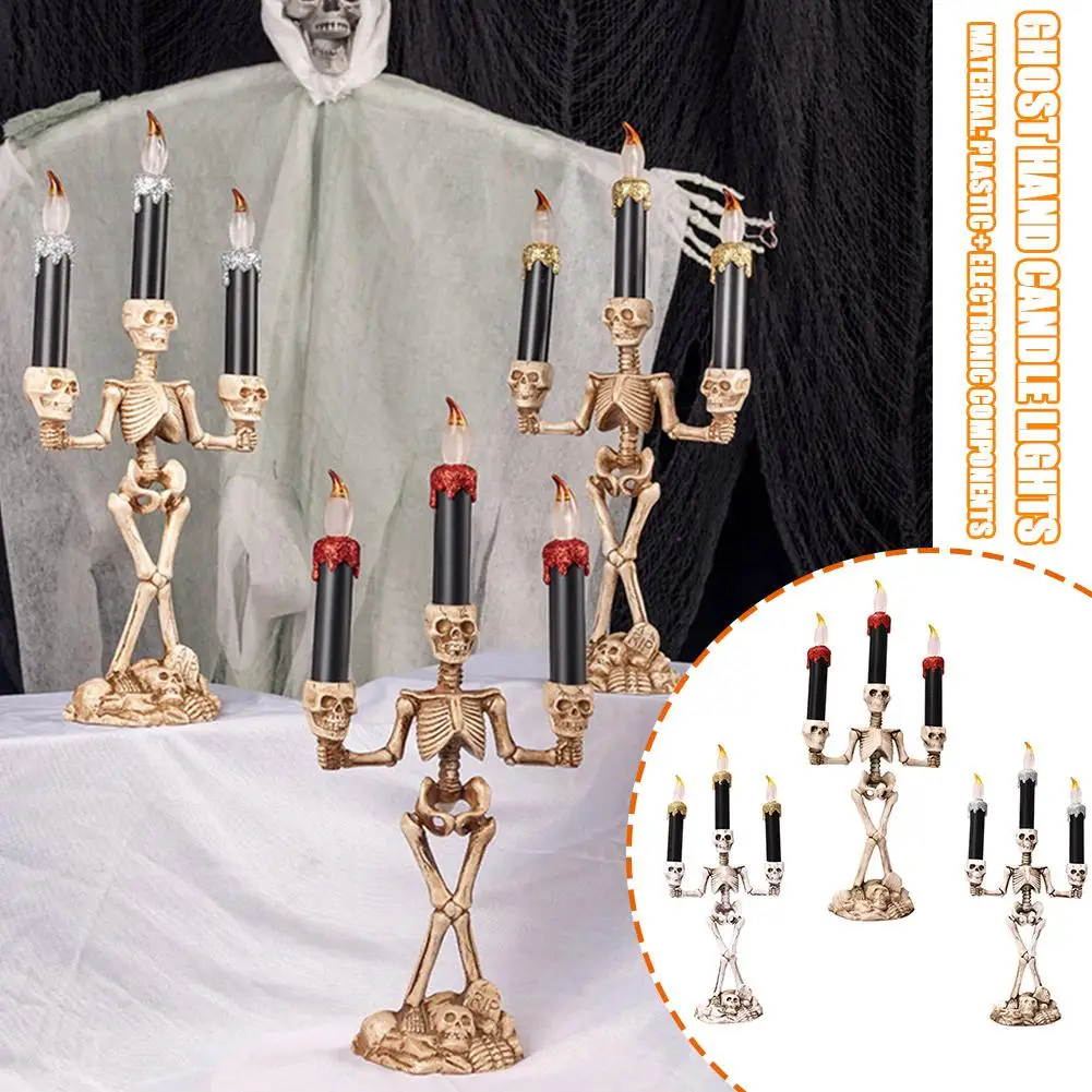 New Halloween Decoration Candlestick Lights Skeleton Ghost Stand DIY LED Decoration Home Skull Halloween Resin Candle Party V2A5
New Halloween Decoration Candlestick Lights Skeleton Ghost Stand DIY LED Decoration Home Skull Halloween Resin Candle Party V2A5