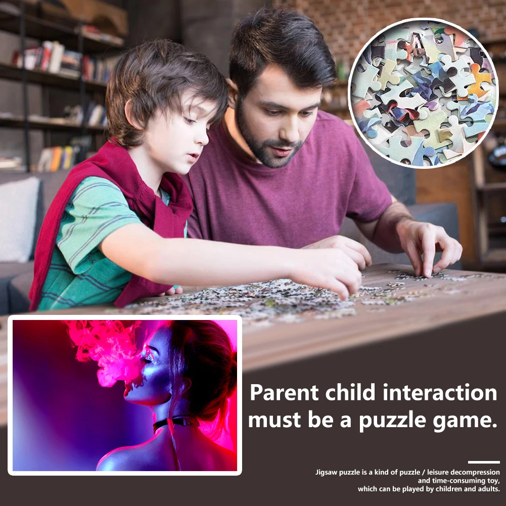 Intellectual Puzzle Combination Paper Educational Jigsaw Assembling Toys 1000pcs DIY Character Static Puzzle for Kids Adults 
Intellectual Puzzle Combination Paper Educational Jigsaw Assembling Toys 1000pcs DIY Character Static Puzzle for Kids Adults