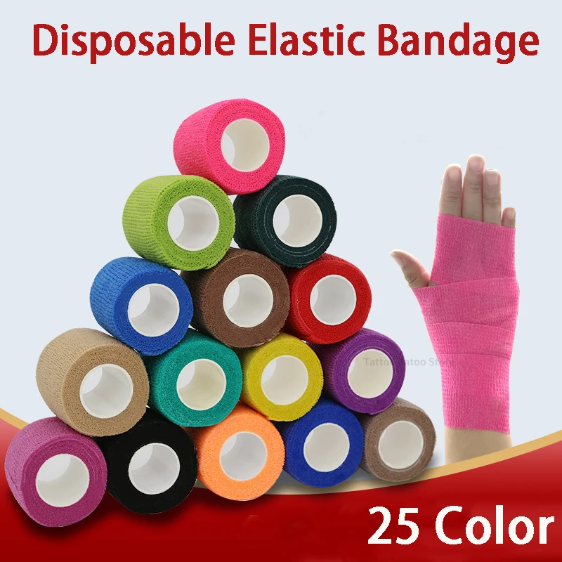 10 шт., одноразовые самоклеящиеся эластичные бандажи для татуировок 
10 шт., одноразовые самоклеящиеся эластичные бандажи для татуировок