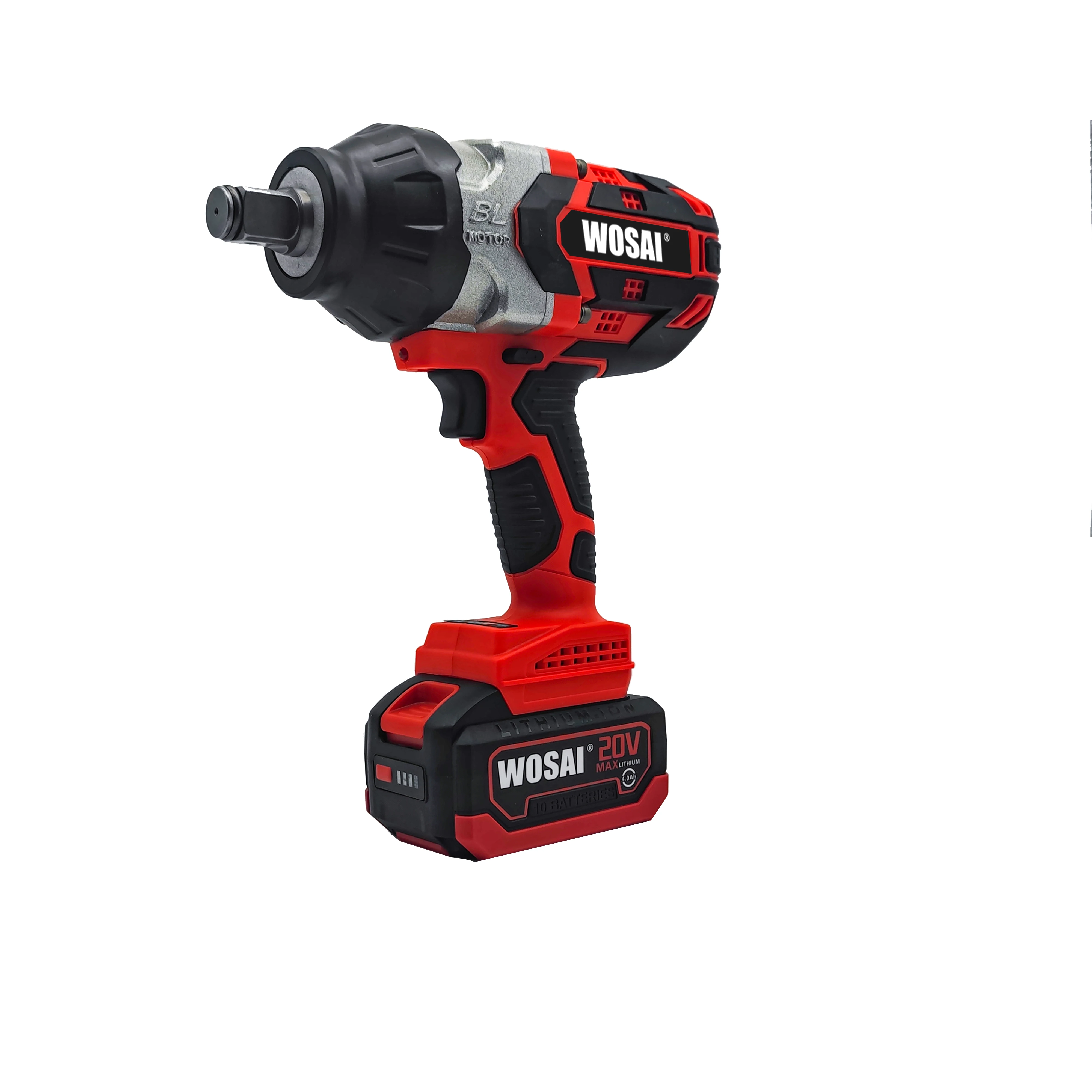 20V WOSAI Brushless Lithium Li-ion Battery Cordless electric impact wrench socket wrench impact power wrench
20V WOSAI Brushless Lithium Li-ion Battery Cordless electric impact wrench socket wrench impact power wrench