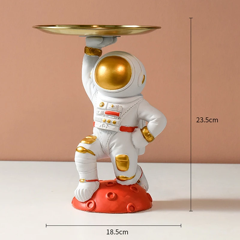 Creative Astronaut Tray Nordic Style Resin Sculpture Home Decoration Desk Decor Accessories Storage Gift
Creative Astronaut Tray Nordic Style Resin Sculpture Home Decoration Desk Decor Accessories Storage Gift