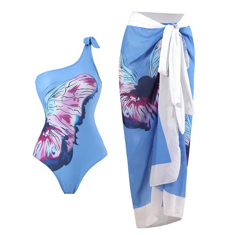 Butterfly Print Vintage Swimsuit Women One Shoulder Swimwear Brazilian Holiday Designer Bathing Suit Beach Cover Up Summer
Butterfly Print Vintage Swimsuit Women One Shoulder Swimwear Brazilian Holiday Designer Bathing Suit Beach Cover Up Summer