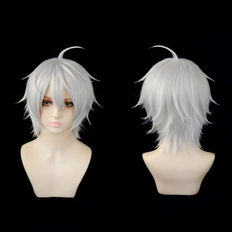 Nijisanji Gamers Vtuber Kuzuha Cosplay Wig Silver Gray Short Hair Resistant Simulation Scalp Costumes Accessories Props
Nijisanji Gamers Vtuber Kuzuha Cosplay Wig Silver Gray Short Hair Resistant Simulation Scalp Costumes Accessories Props