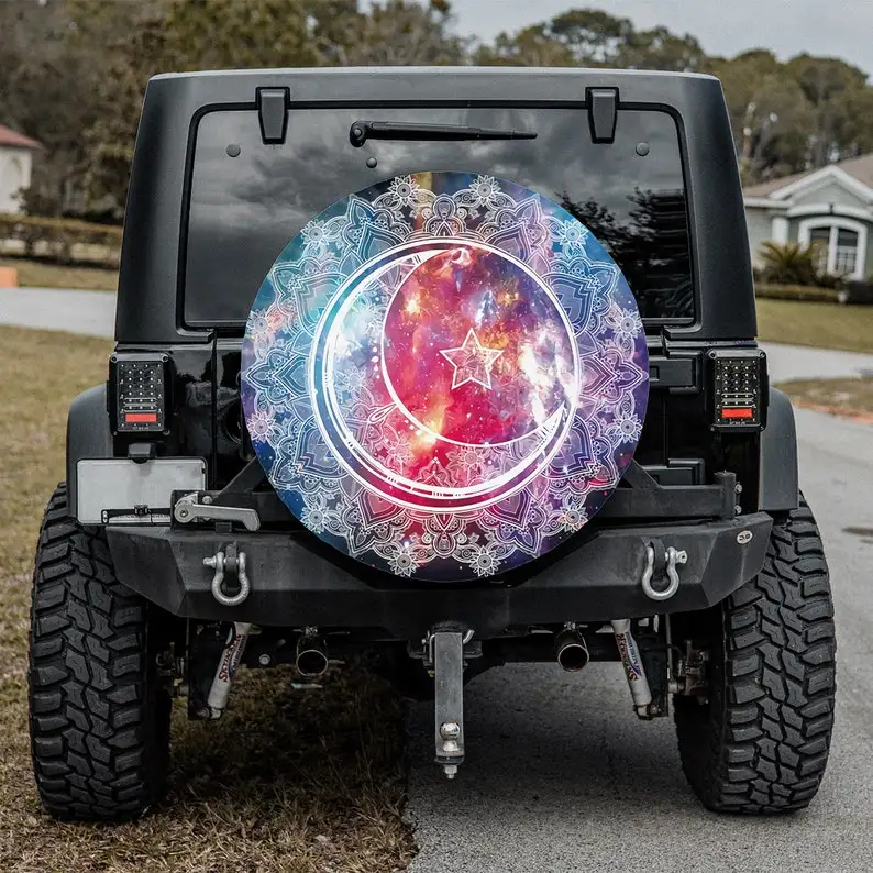 Spare Tire Covers For RV, Psychedelic Mandala Spare Tire Cover, Moon Spare Tire Cover, Tire Cover For Vehicle, Travel Trailer, J
Spare Tire Covers For RV, Psychedelic Mandala Spare Tire Cover, Moon Spare Tire Cover, Tire Cover For Vehicle, Travel Trailer, J