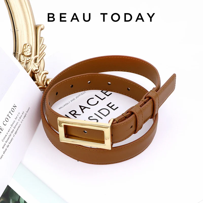 BEAUTODAY Retro Belts Women Genuine Cow Leather Metal Buckle 2.5cm Width 2023 Versatile Ladies Accessories Handmade B4
BEAUTODAY Retro Belts Women Genuine Cow Leather Metal Buckle 2.5cm Width 2023 Versatile Ladies Accessories Handmade B4