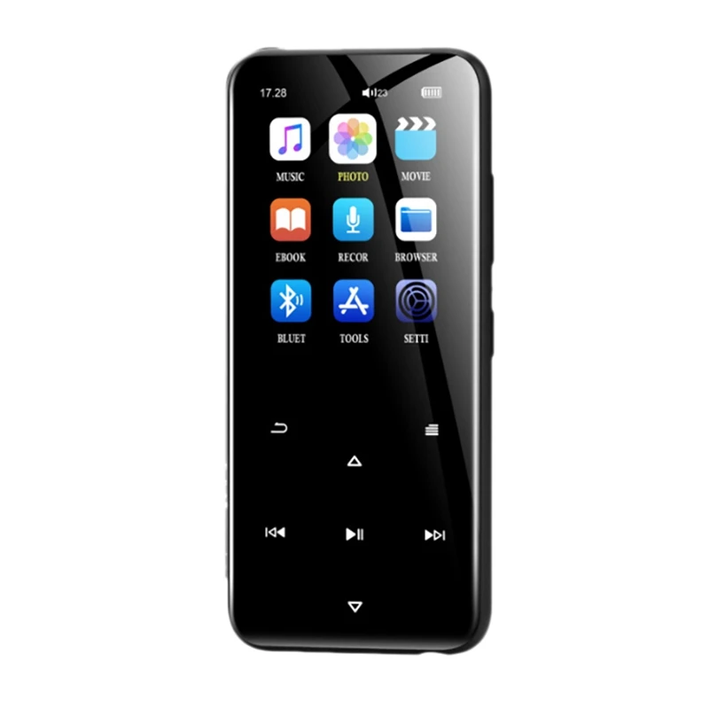 Mp3-плеер с Bluetooth, портативный цифровой Hi-Fi плеер без потерь, Музыка Mp3 MP4 с FM-радио динамик, HD Поддержка TF
Mp3-плеер с Bluetooth, портативный цифровой Hi-Fi плеер без потерь, Музыка Mp3 MP4 с FM-радио динамик, HD Поддержка TF