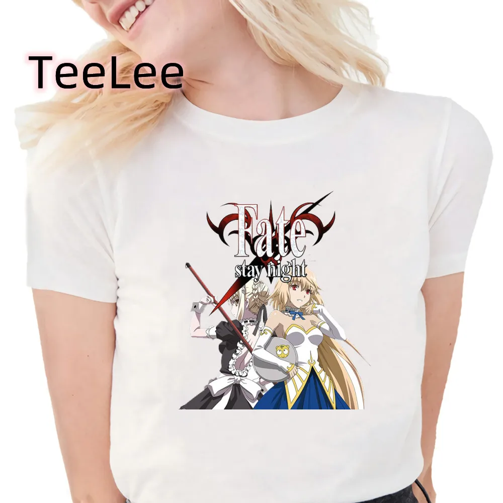 Женские футболки с рисунком аниме fate stay night, топы с круглым вырезом, футболка с графическим принтом, летняя женская одежда в стиле Харадзюку, женская одежда
Женские футболки с рисунком аниме fate stay night, топы с круглым вырезом, футболка с графическим принтом, летняя женская одежда в стиле Харадзюку, женская одежда