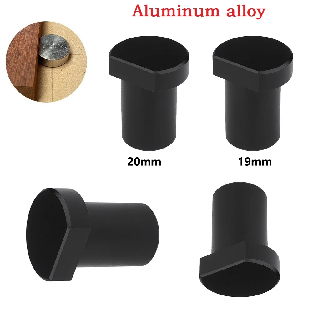 

19mm/20mm Bench Dog Aluminum Alloy Workbench Peg Brake Stops Clamp Limit Block For Routing Cutting Sanding Positioning Tools