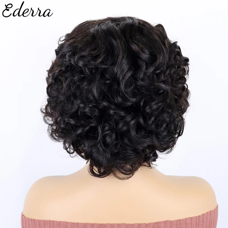 Short Hair Afro Kinky Curly Wigs With Bangs Human Hair Wigs For Black Women Fluffy African Ombre Glueless Natural Black Wigs
Short Hair Afro Kinky Curly Wigs With Bangs Human Hair Wigs For Black Women Fluffy African Ombre Glueless Natural Black Wigs