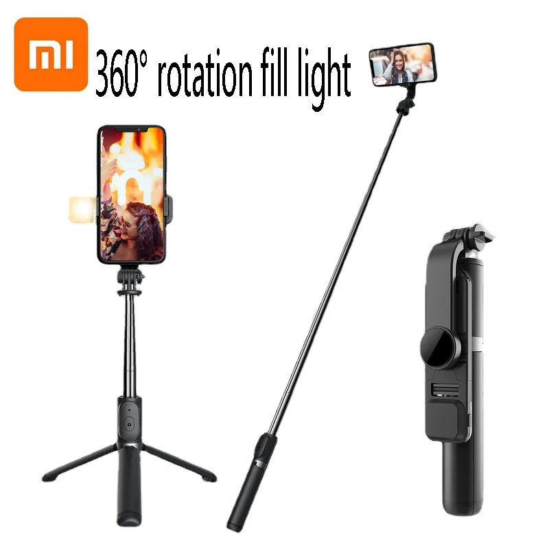 Xaiomi Wireless Bluetooth Selfie Stick Telescopic Pole Phone Tripod Stand Bluetooth Tripod Stand with Remote Control
Xaiomi Wireless Bluetooth Selfie Stick Telescopic Pole Phone Tripod Stand Bluetooth Tripod Stand with Remote Control