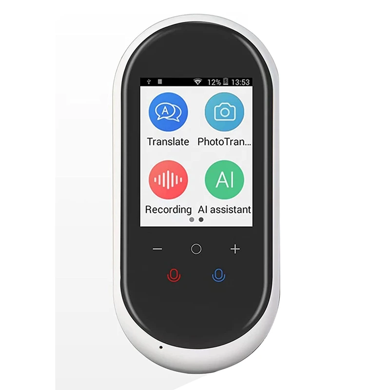 Language Translator Device Two-Way Instant Translator Device 106 Languages Support Voice & Text
Language Translator Device Two-Way Instant Translator Device 106 Languages Support Voice & Text