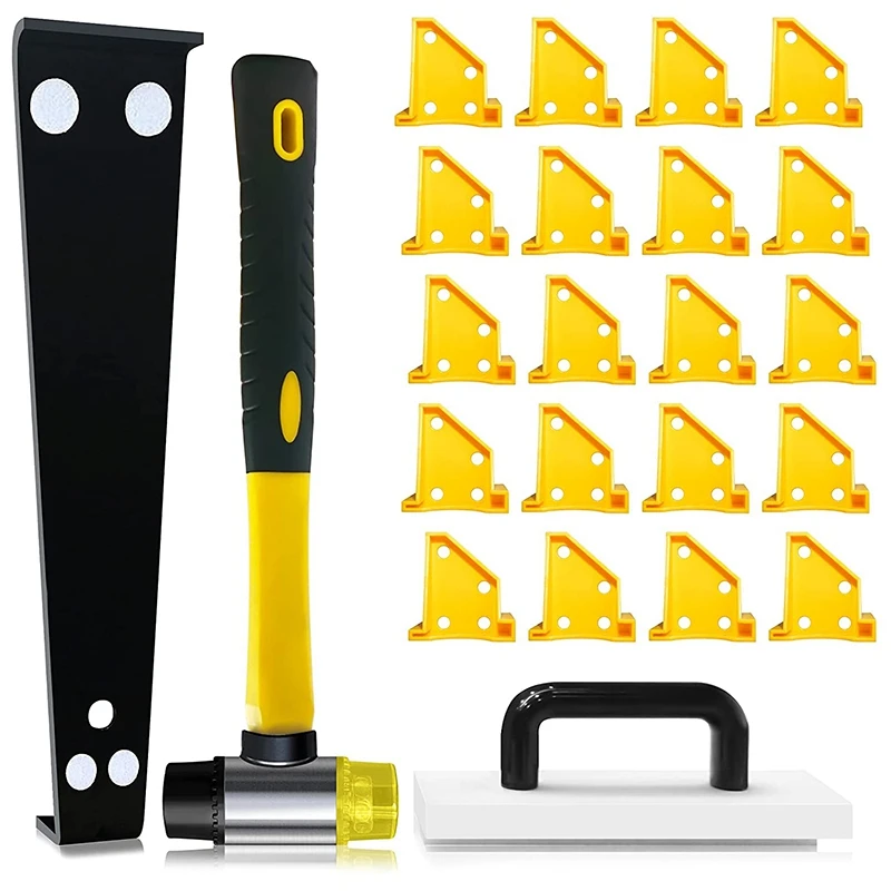 JHD-Laminate Flooring Tools, Flooring Installation Kit, Vinyl Flooring Tools - Tapping Block With Handle, 2 In 1 Spacers
JHD-Laminate Flooring Tools, Flooring Installation Kit, Vinyl Flooring Tools - Tapping Block With Handle, 2 In 1 Spacers