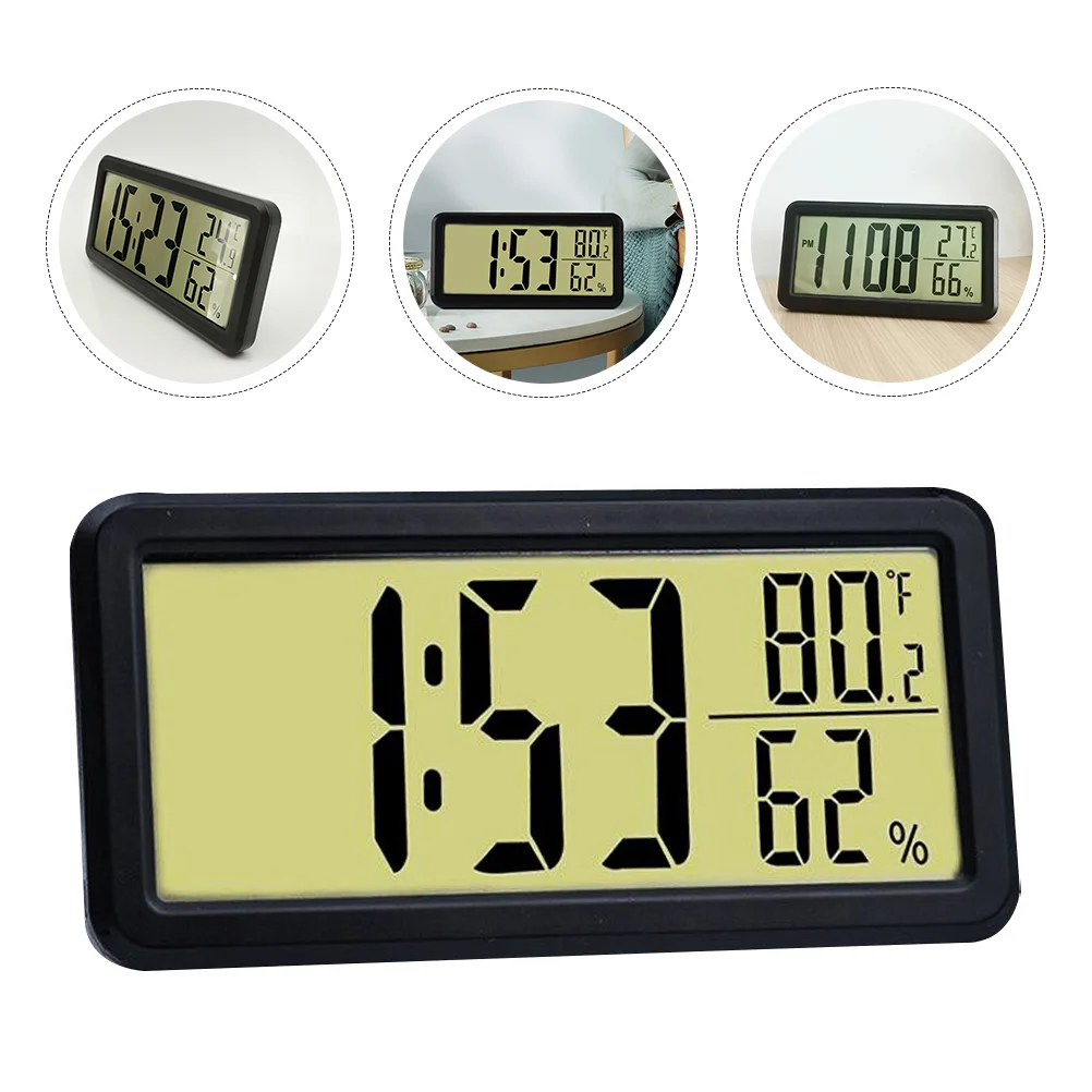 Clock Alarm Digital Wall Electronic Calendar Led Silent Desktop Table Electric Bedside Dimmer Perpetual Light Night Black Desk
Clock Alarm Digital Wall Electronic Calendar Led Silent Desktop Table Electric Bedside Dimmer Perpetual Light Night Black Desk