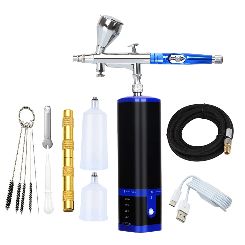 Беспроводной аэрограф RiBO с компрессором
Беспроводной аэрограф RiBO с компрессором