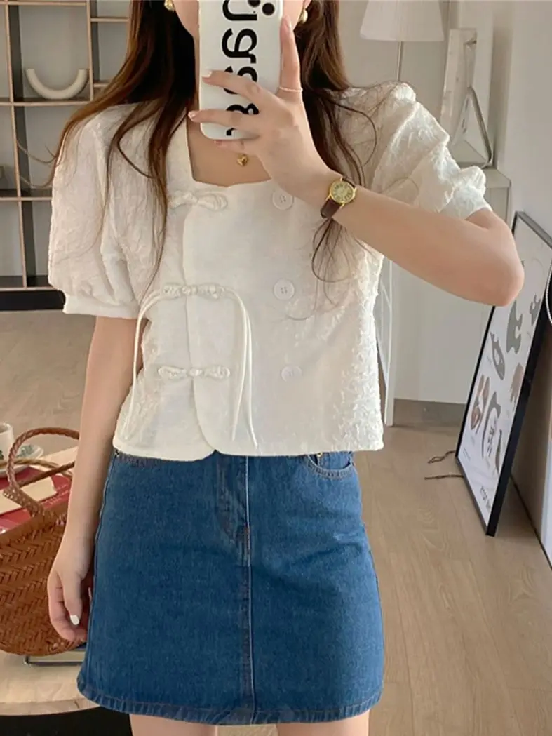 Alien Kitty Summer Chinese Style Women Shirts Streetwear Plaid Chic New 2022 Hot Sale All Match Slim Casual Office Lady Tops
Alien Kitty Summer Chinese Style Women Shirts Streetwear Plaid Chic New 2022 Hot Sale All Match Slim Casual Office Lady Tops