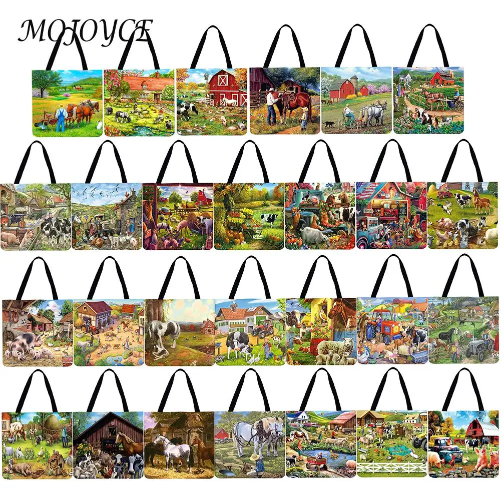 Farm Animals Printed Shoulder Shopping Bag Casual Ladies Large Capacity Tote Handbags Foldable Shopping Handbag
Farm Animals Printed Shoulder Shopping Bag Casual Ladies Large Capacity Tote Handbags Foldable Shopping Handbag