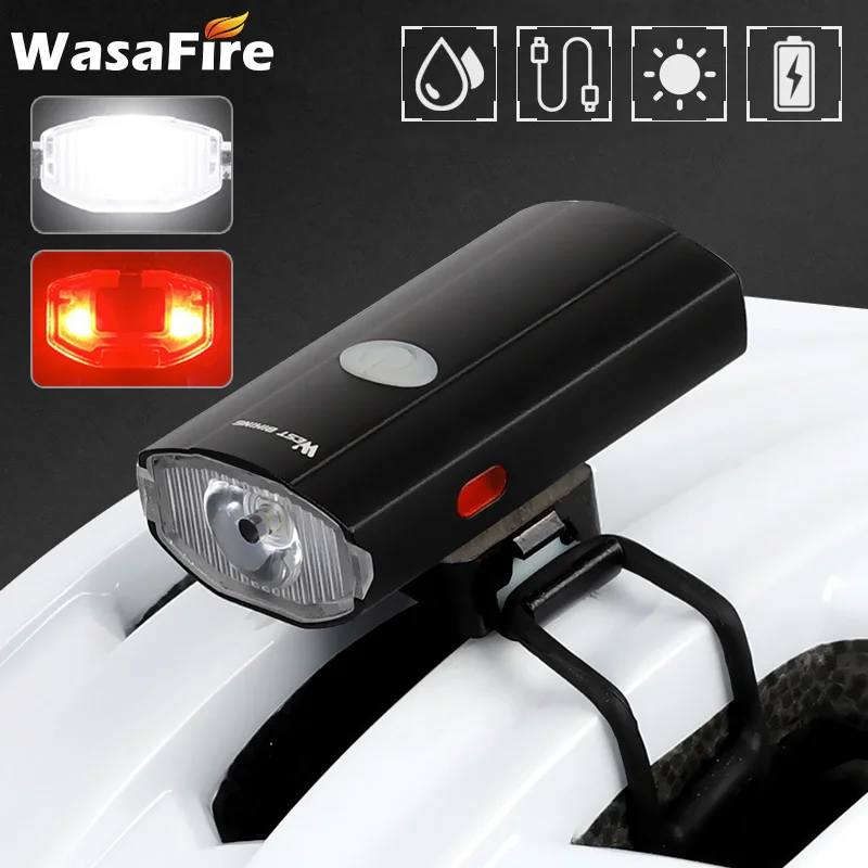 2 IN 1 Bike Light USB Rechargeable Cycling Helmet Headlight Waterproof Bicycle Rear Taillight Handlebar Front Light Taillight
2 IN 1 Bike Light USB Rechargeable Cycling Helmet Headlight Waterproof Bicycle Rear Taillight Handlebar Front Light Taillight