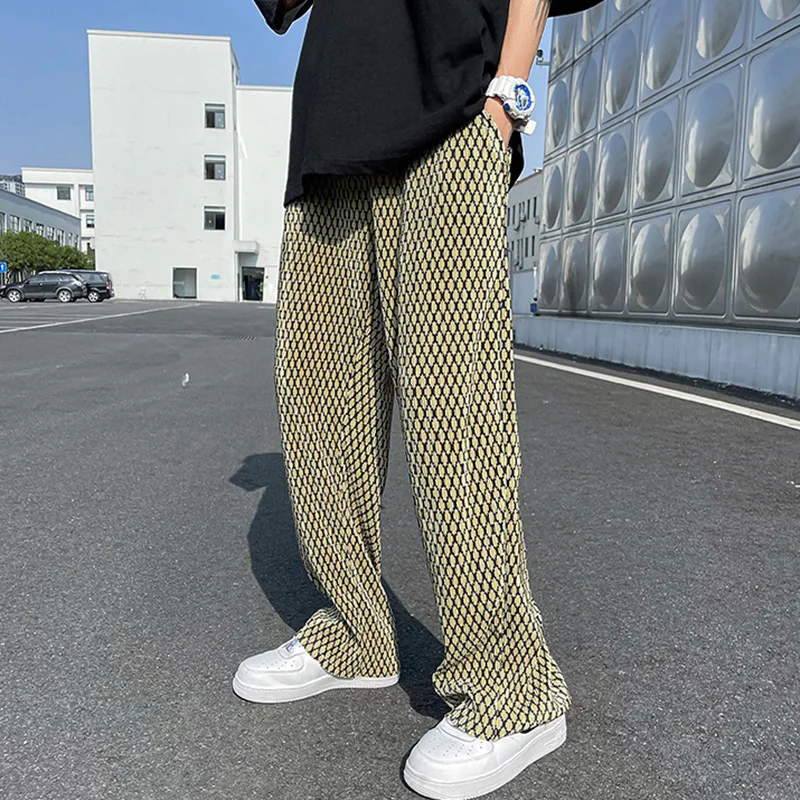 Men's Straight Trousers Men's Hip Hop Contrast Color Pants Korean Style Trendy Ankle Length Pants Casual Side Stried Design B18
Men's Straight Trousers Men's Hip Hop Contrast Color Pants Korean Style Trendy Ankle Length Pants Casual Side Stried Design B18