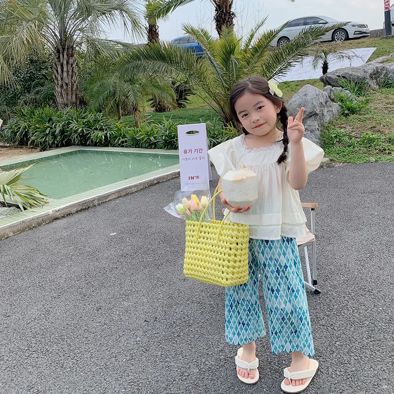 MILA CHOU 2022 Summer Baby Girls Apricot Shirt+Crepe Pants 2Pcs Suit Children Fashion Cotton Short-sleeve Set Kids Clothes 2-8Y
MILA CHOU 2022 Summer Baby Girls Apricot Shirt+Crepe Pants 2Pcs Suit Children Fashion Cotton Short-sleeve Set Kids Clothes 2-8Y