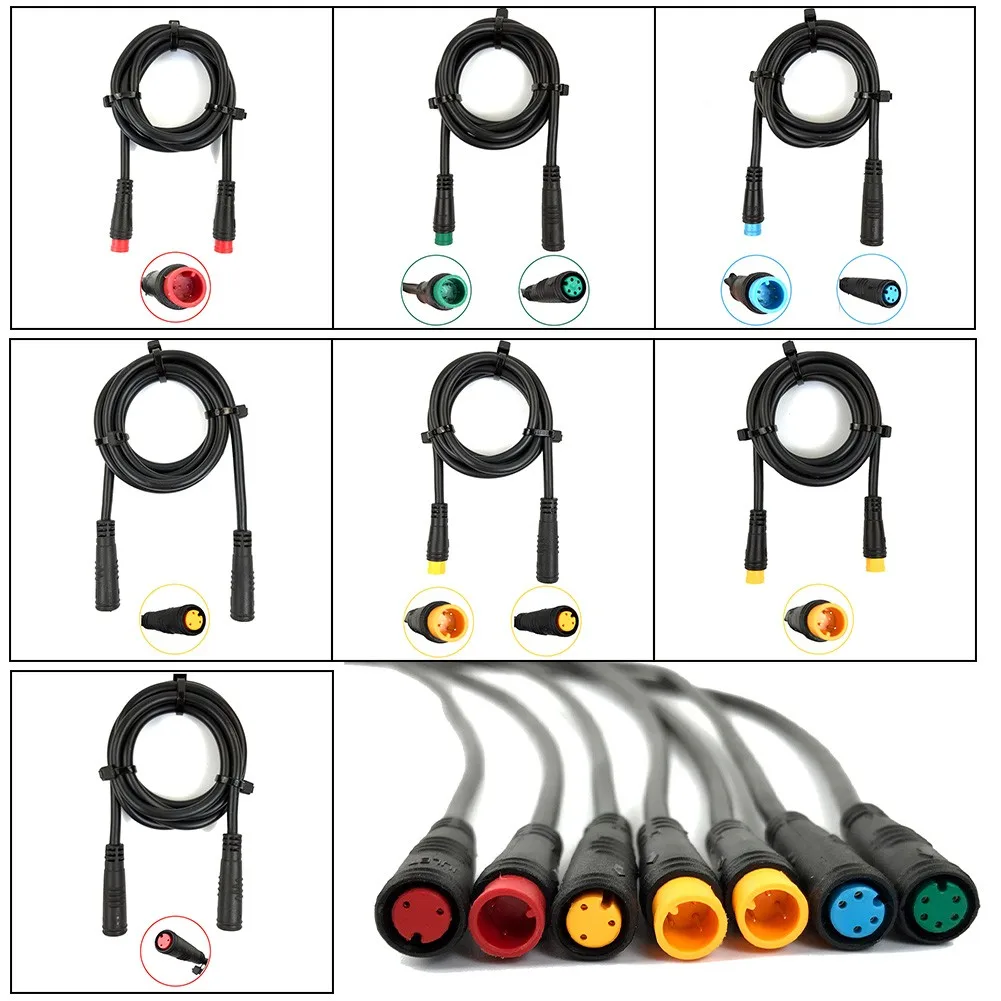 1*bicycle Extension Cord E-bike Display Connector 2/3/4/5 Pin Cable Waterproof Connector Signal Line Cycling Accessories
1*bicycle Extension Cord E-bike Display Connector 2/3/4/5 Pin Cable Waterproof Connector Signal Line Cycling Accessories