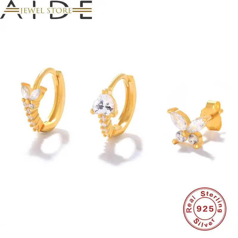 Aide Korean INS White Zircon Stone Earrings Set 925 Sterling Silver Stud Earring For Women Pendientes Mujer Wedding Jewelry
Aide Korean INS White Zircon Stone Earrings Set 925 Sterling Silver Stud Earring For Women Pendientes Mujer Wedding Jewelry