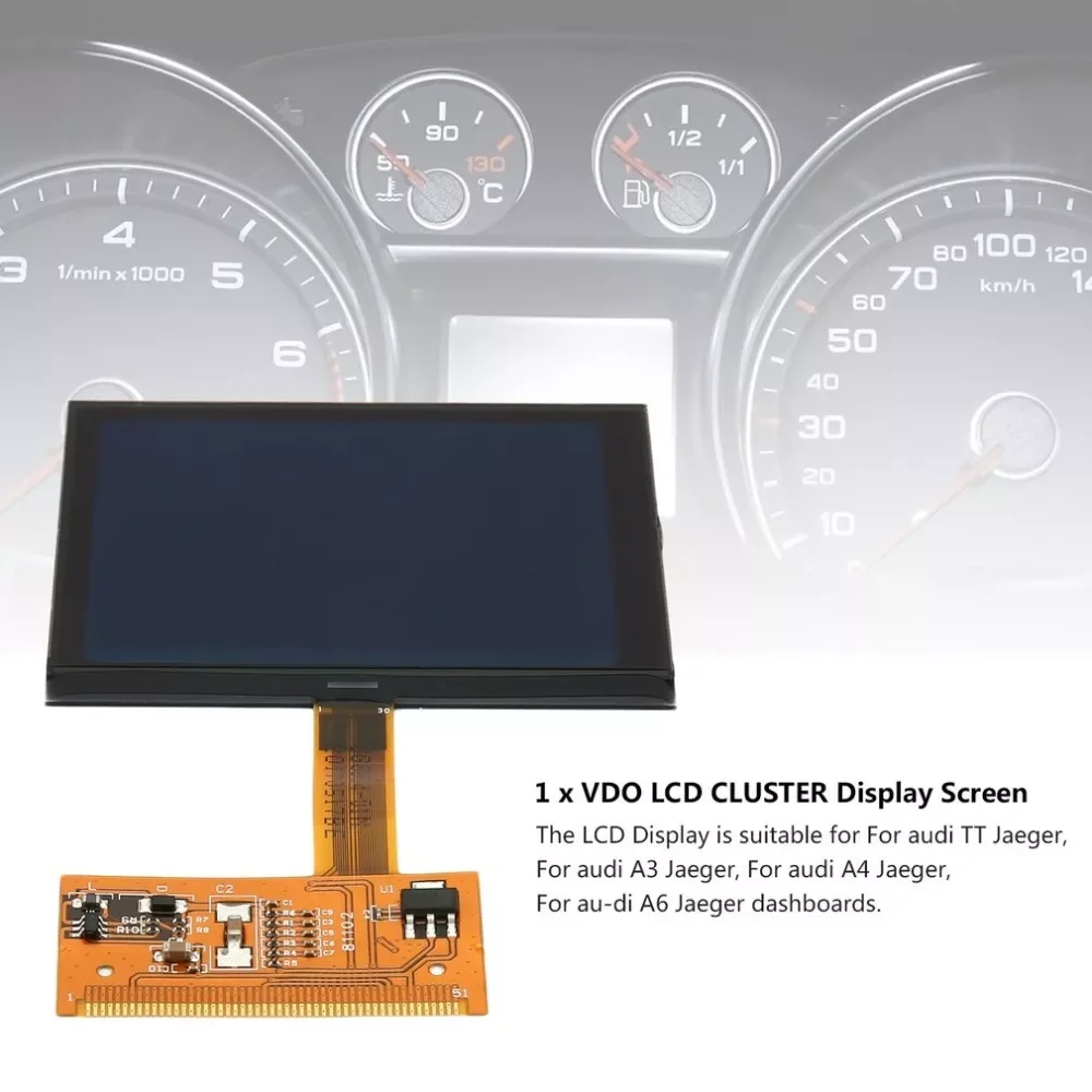 LCD Display Screen for VW for Audi for Jaeger New VDO FIS Cluster LCD Display Screen for Audi A3 A4 A6 Dropshipping
LCD Display Screen for VW for Audi for Jaeger New VDO FIS Cluster LCD Display Screen for Audi A3 A4 A6 Dropshipping