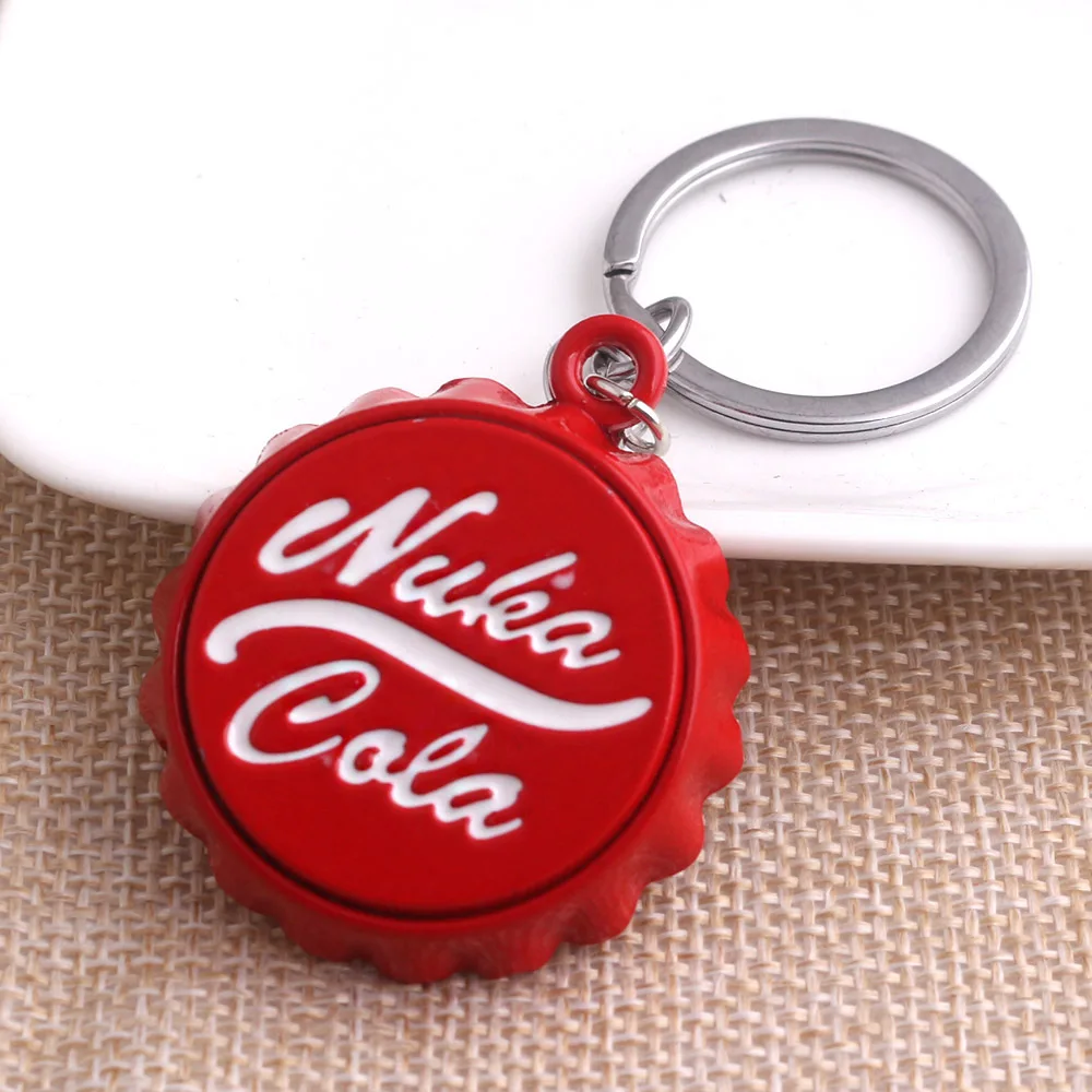 Game Series Cola Red Keychain Fallout 4 Nuka Car Keyring Bottle Cap Keychain Ladies Mens Unique Bag Jewelry Gift Wholesale
Game Series Cola Red Keychain Fallout 4 Nuka Car Keyring Bottle Cap Keychain Ladies Mens Unique Bag Jewelry Gift Wholesale