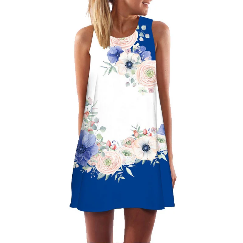 2023 Woman Summer Dress Loose Sleeveless Flowers Printed Mini Dresses Casual female self portrait dress Vestidos
2023 Woman Summer Dress Loose Sleeveless Flowers Printed Mini Dresses Casual female self portrait dress Vestidos