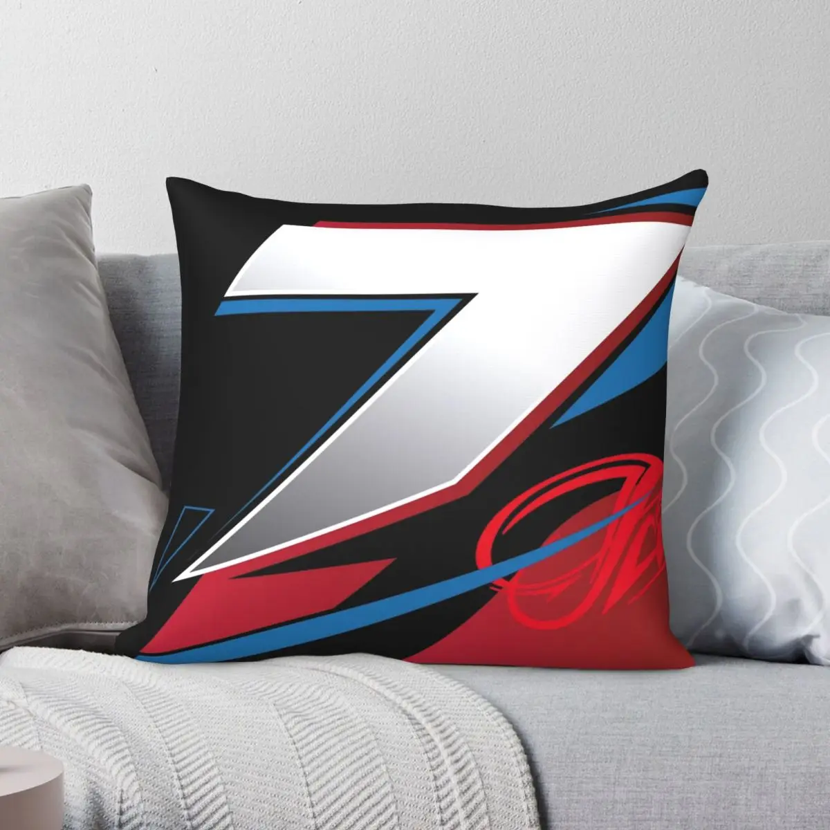 Kimi Raikkonen Helmet Square Pillowcase Polyester Linen Velvet Creative Zip Decor Throw Pillow Case Car Cushion Cover 18"
Kimi Raikkonen Helmet Square Pillowcase Polyester Linen Velvet Creative Zip Decor Throw Pillow Case Car Cushion Cover 18"