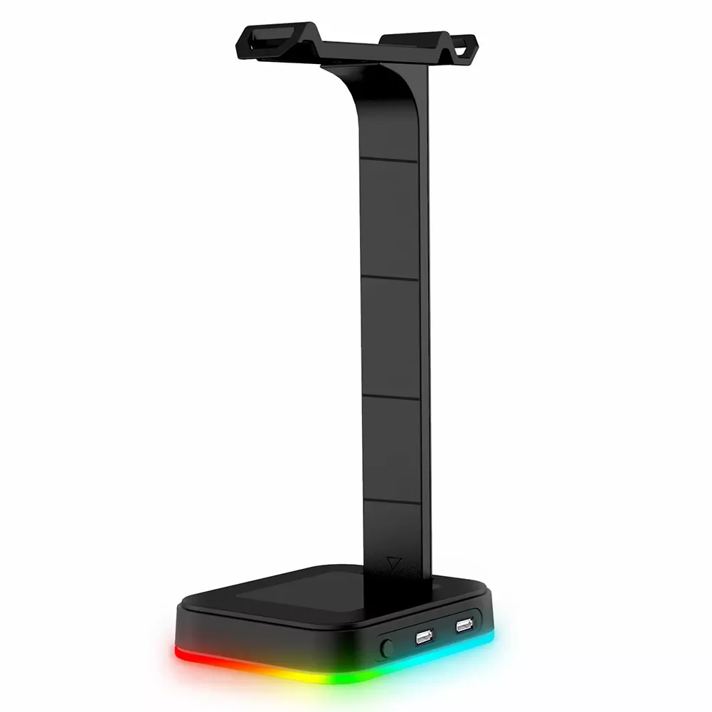 Earphone Holder Hub with 2 USB Charging Ports Headphones Display Stand Compatible Gamer Gaming PC Desktop Computer Notebook
Earphone Holder Hub with 2 USB Charging Ports Headphones Display Stand Compatible Gamer Gaming PC Desktop Computer Notebook