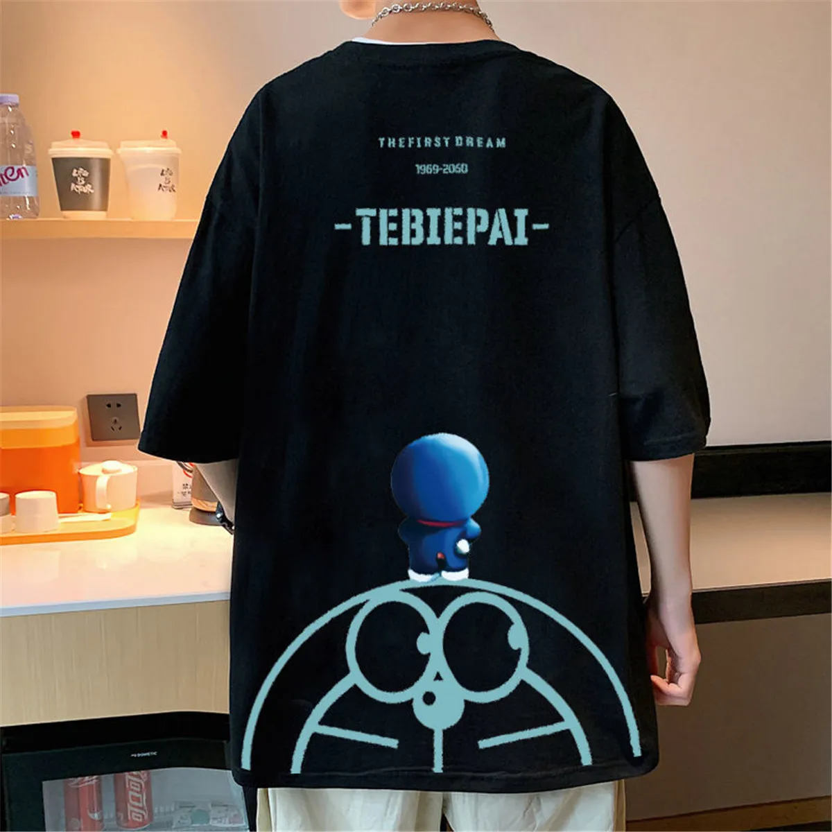 Cotton Anime T Shirt Casual Tshirt Streetwear Man Doraemon T-Shirt Cool Clothes Funny Summer Tops Tees Cartoon T Shirt for Boys 
Cotton Anime T Shirt Casual Tshirt Streetwear Man Doraemon T-Shirt Cool Clothes Funny Summer Tops Tees Cartoon T Shirt for Boys
