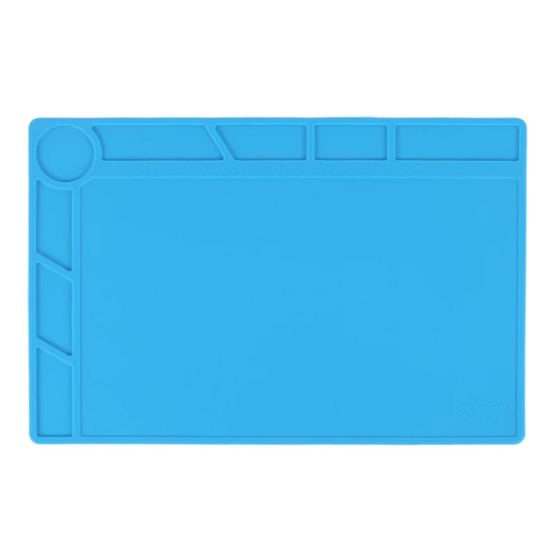 S-120 Heat Insulation Working Mat Silicone Repairing Pad For Phones/Tablets Heat-Resistant BGA Soldering Station
S-120 Heat Insulation Working Mat Silicone Repairing Pad For Phones/Tablets Heat-Resistant BGA Soldering Station