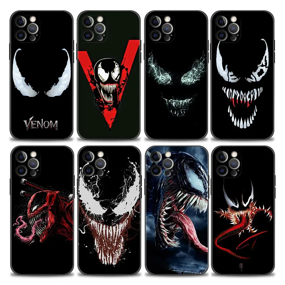 Marvel Venom Spiderman Horro Face Phone Case for iPhone 11 12 13 Pro Max 7 8 SE XR XS Max 5 5s 6 6s Plus Black Soft Silicone
Marvel Venom Spiderman Horro Face Phone Case for iPhone 11 12 13 Pro Max 7 8 SE XR XS Max 5 5s 6 6s Plus Black Soft Silicone