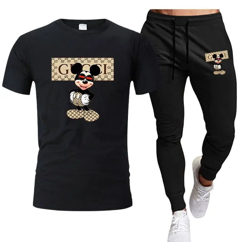 2022Summer Fashion Leisure brand Men's Set Tracksuit Sportswear Track Suits Male Sweatsuit Short Sleeves T shirt 2 piece set
2022Summer Fashion Leisure brand Men's Set Tracksuit Sportswear Track Suits Male Sweatsuit Short Sleeves T shirt 2 piece set