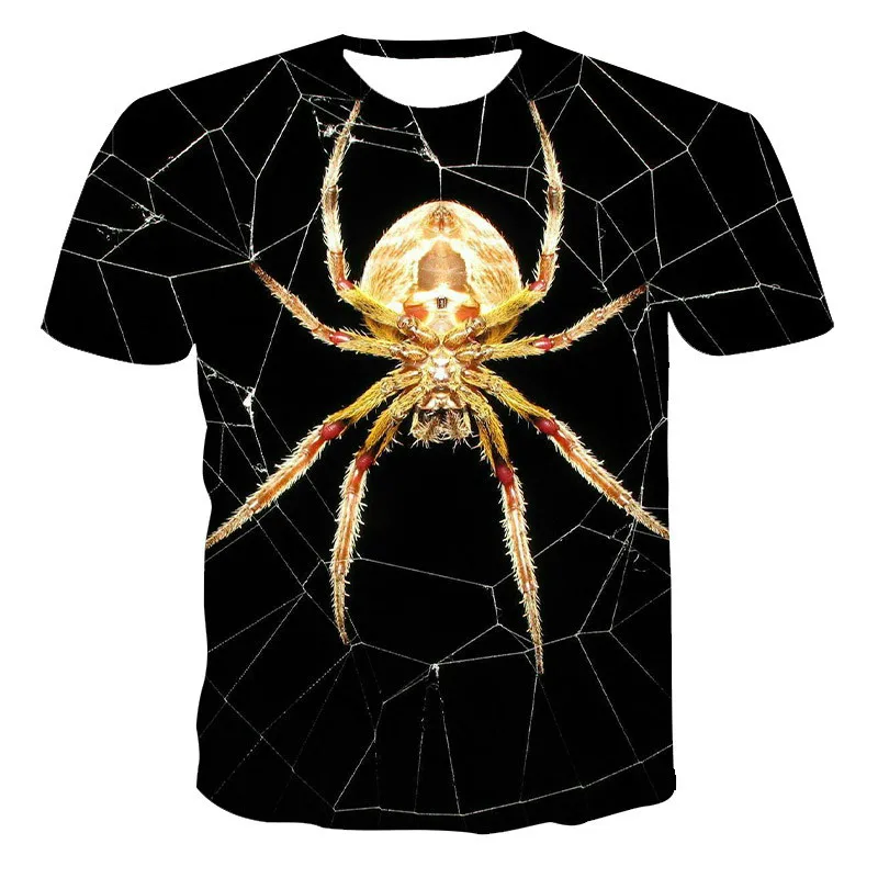2022 summer new men's casual short-sleeved round neck t-shirt close-up spider pattern fashion harajuku t-shirt comfortable top
2022 summer new men's casual short-sleeved round neck t-shirt close-up spider pattern fashion harajuku t-shirt comfortable top