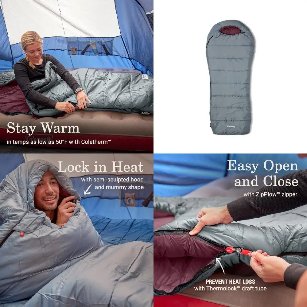 Premium Quality 50° Gray Big & Tall Insulated Mummy Sleeping Bag for Outdoor Camping and Hiking Trips — Perfect for Comfort &
Premium Quality 50° Gray Big & Tall Insulated Mummy Sleeping Bag for Outdoor Camping and Hiking Trips — Perfect for Comfort &