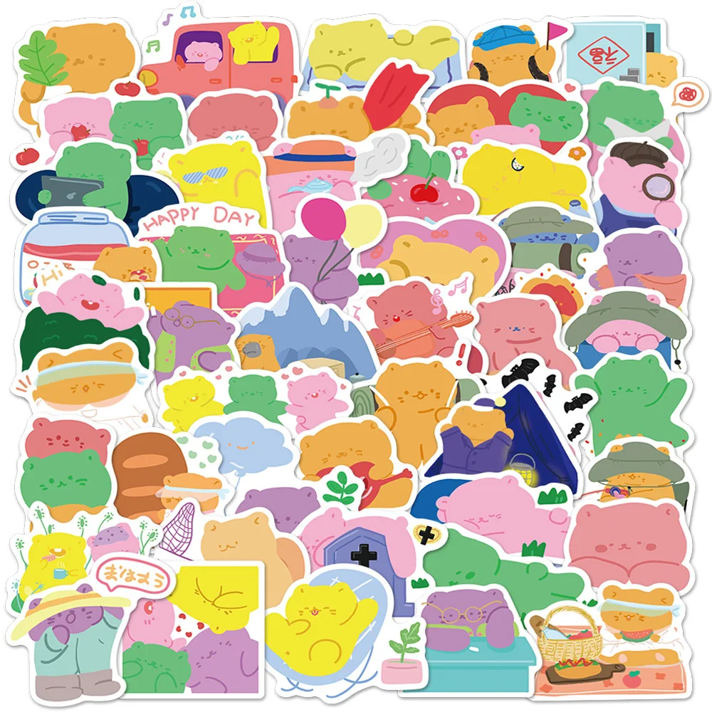 10/30/50 PCS INS Candy Colors Bear Graffiti Stickers Decorative Stationery Scrapbook Notebook Diary DIY Decal Toys for Girl Gift
10/30/50 PCS INS Candy Colors Bear Graffiti Stickers Decorative Stationery Scrapbook Notebook Diary DIY Decal Toys for Girl Gift