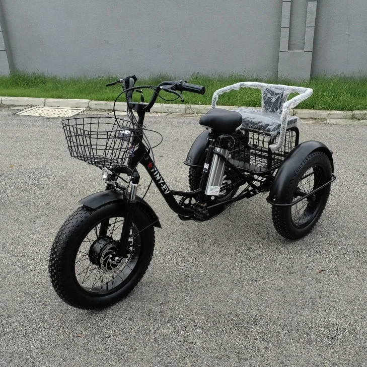 A replacement lithium battery assisted heavy tire snow vegetable basket tricycle with a 24 inch stock suitable for the elderly
A replacement lithium battery assisted heavy tire snow vegetable basket tricycle with a 24 inch stock suitable for the elderly