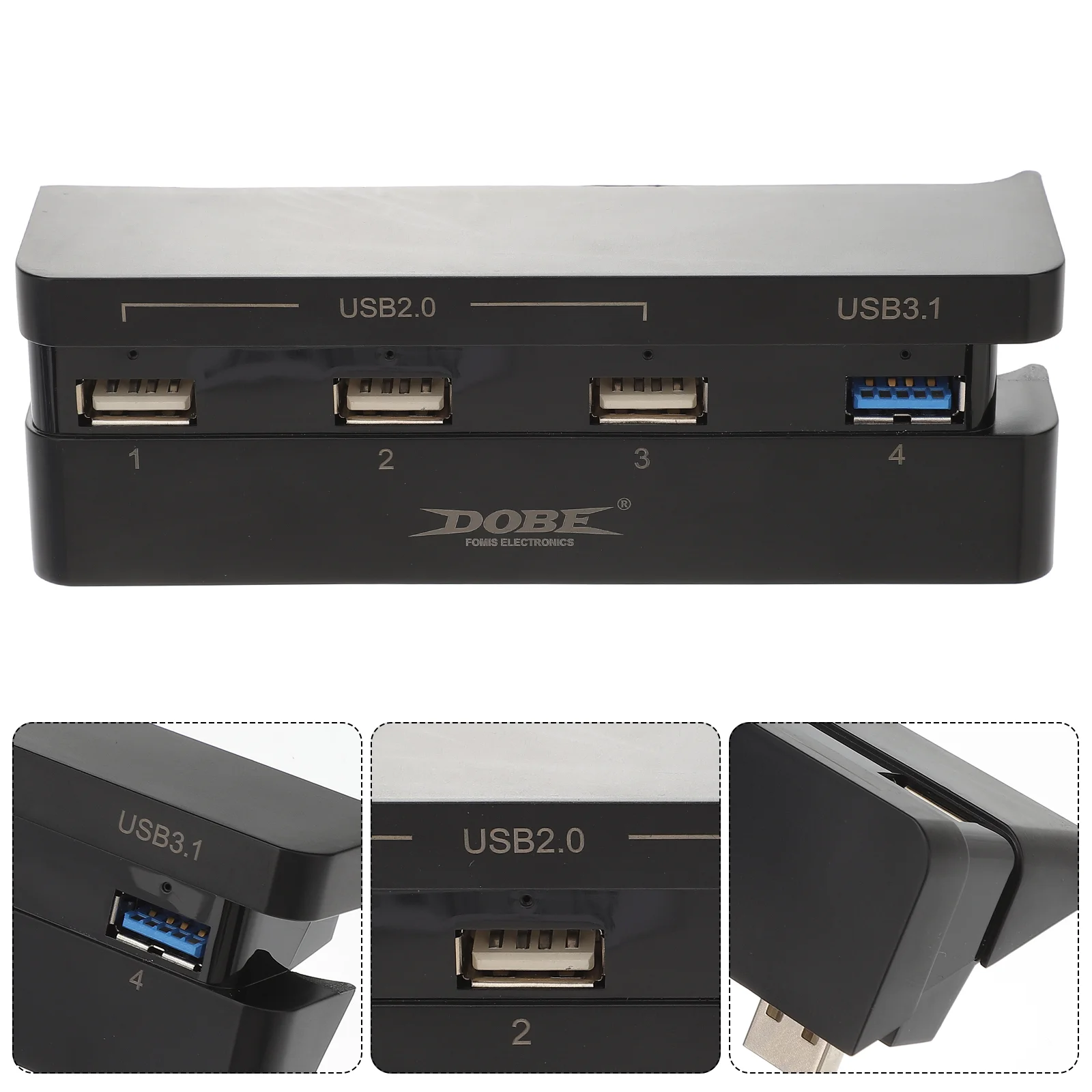 1 PC Multifunctional Practical USB Extension Adapter USB Splitter Compatible with PS4 Slim
1 PC Multifunctional Practical USB Extension Adapter USB Splitter Compatible with PS4 Slim