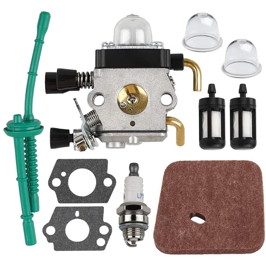 Carburetor for STIHL FS55 FS55R FS38 FS45 FS46 KM55 HL45 FS45L FS45C FS46C FS55C FS55RC String Trimmer Weed Eater
Carburetor for STIHL FS55 FS55R FS38 FS45 FS46 KM55 HL45 FS45L FS45C FS46C FS55C FS55RC String Trimmer Weed Eater