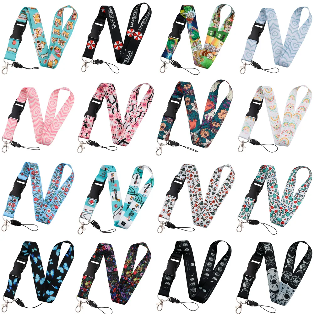 Detachable Neck Strap Lanyards Keychain Badge Holder ID Credit Card Pass Hang Rope Lariat Lanyard for Key Anime Accessories Gift
Detachable Neck Strap Lanyards Keychain Badge Holder ID Credit Card Pass Hang Rope Lariat Lanyard for Key Anime Accessories Gift